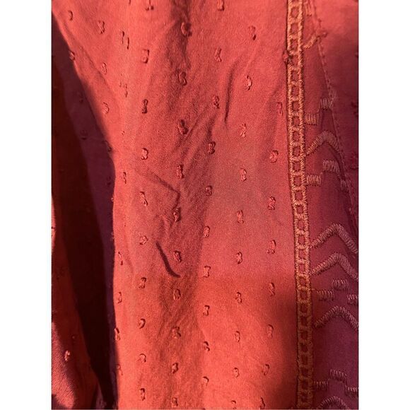 NWT Torrid Plus Size Burgundy Button Down Long Sleeve Blouse Size 2x - Picture 4 of 5
